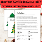 Roll a Christmas Tree Dice Game for Kids | Christmas Game for Kids