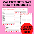 Valentine's Day Scattergories for Kids and Family