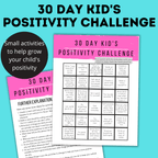 Kids Positive Challenge | 30 Day Challenge for Kids | Kids Activities | Kids Confidence | Kids Motivation | Kids Planner