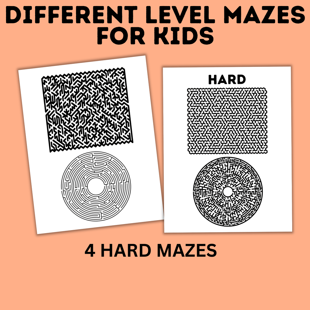 Mazes for Kids for all levels | 23 Mazes