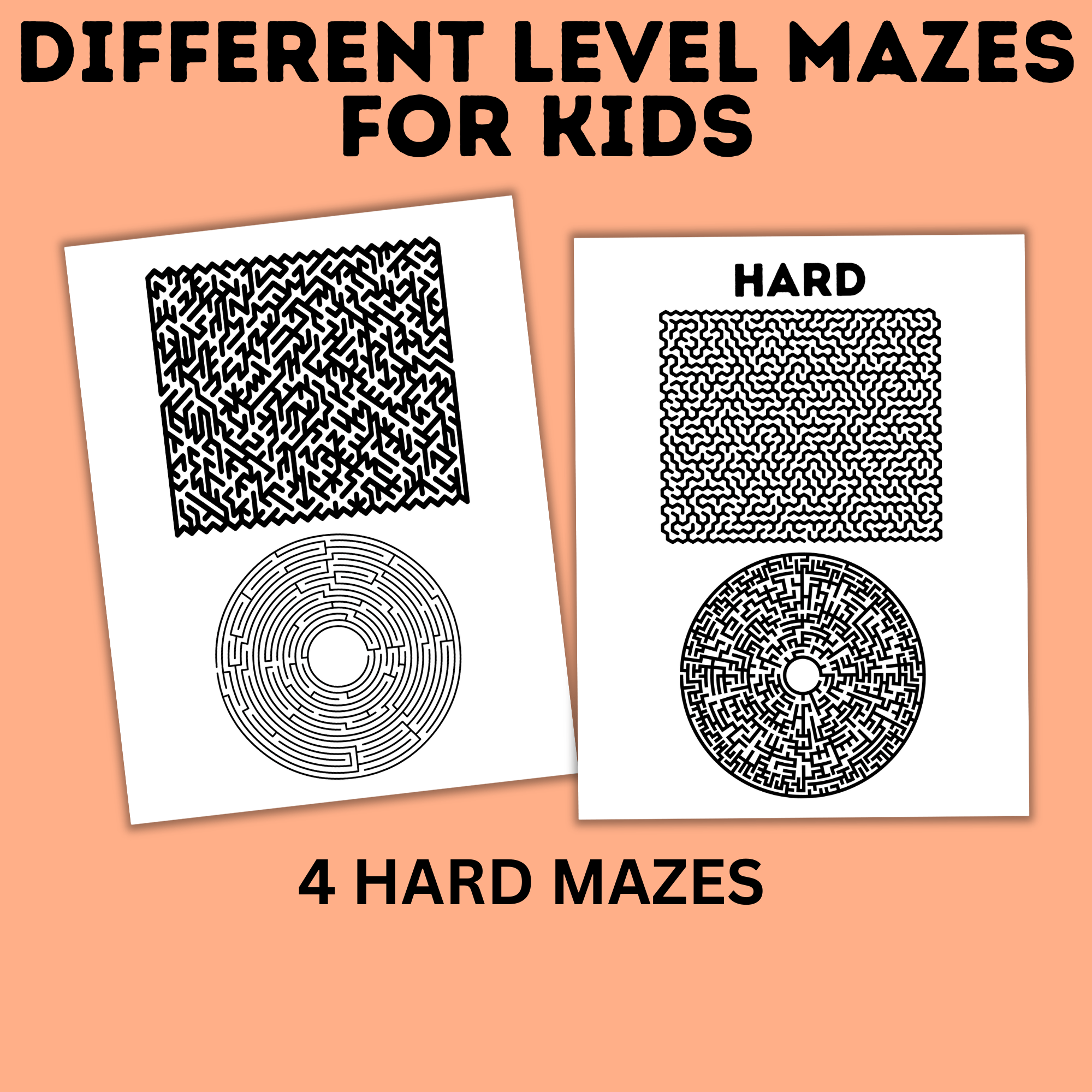 Mazes for Kids for all levels | 23 Mazes