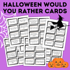 Halloween Would You Rather Cards for Kids