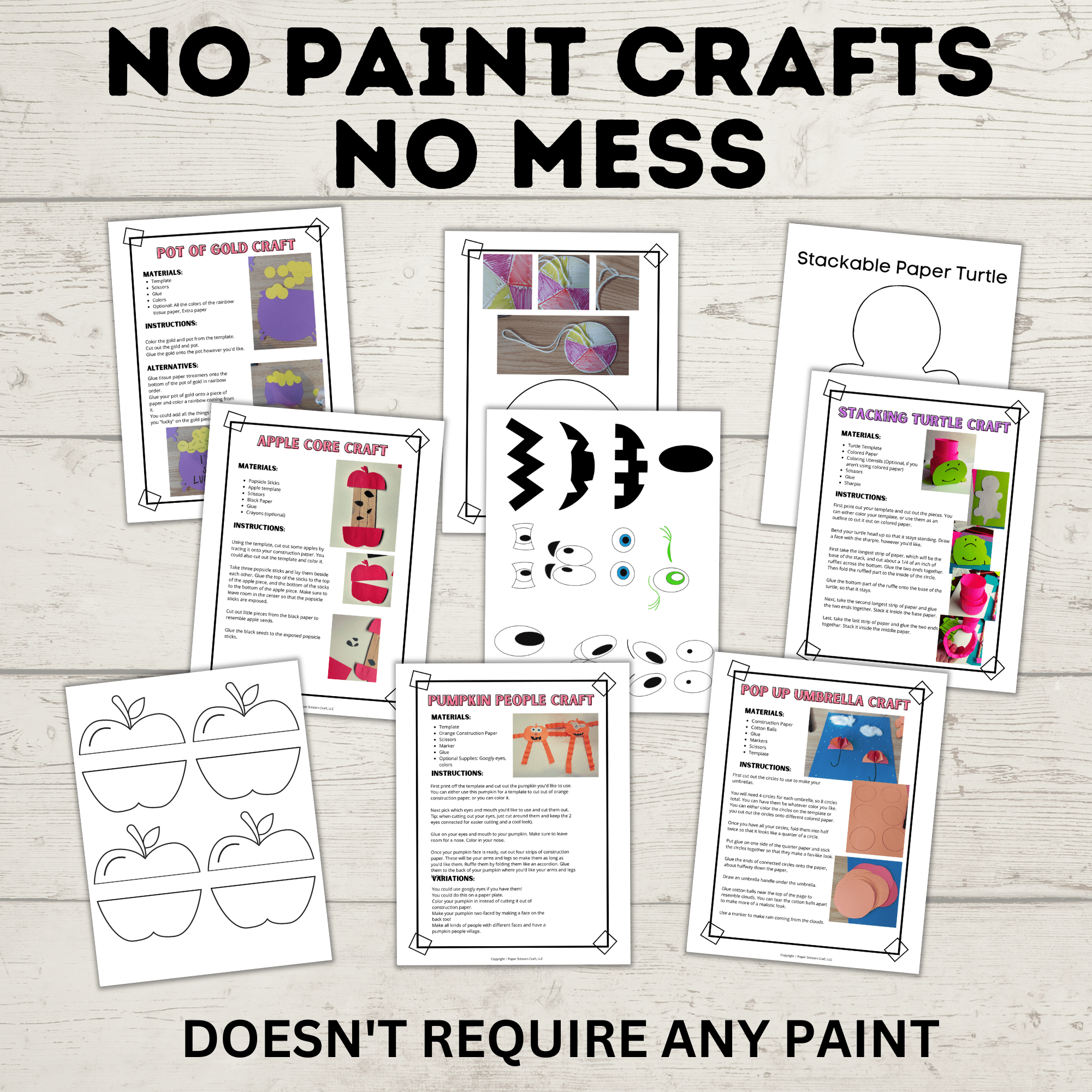 Quick Crafts for Kids | 21 Easy Crafts for Kids with No Mess