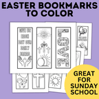 Easter Bookmarks | Kids Bookmarks | Christ Bookmarks | Coloring Pages