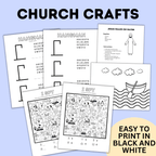 Sunday School Activity Fun Pack | Sunday School Printables | Church Activities