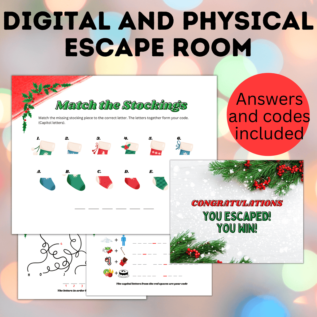 Christmas Game | Christmas Escape Room for Kids | Kids Games