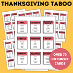 Thanksgiving Taboo for Kids and Family | Kids Games