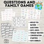 Ultimate Travel Bundle for Kids and Family | Travel Games | Travel Activities | Travel Printables | Family Travel | Kids Games