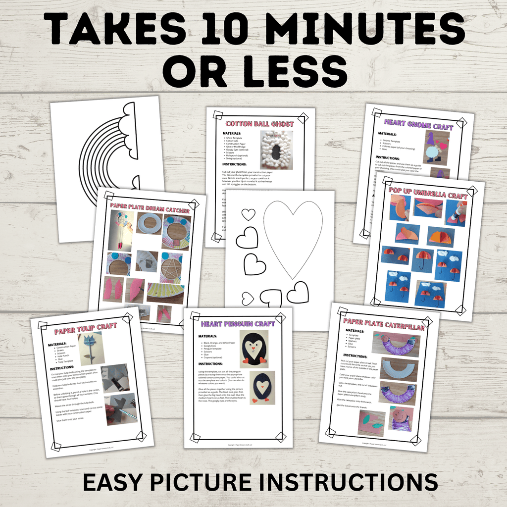 Quick Crafts for Kids | 21 Easy Crafts for Kids with No Mess