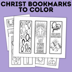 Easter Bookmarks | Kids Bookmarks | Christ Bookmarks | Coloring Pages