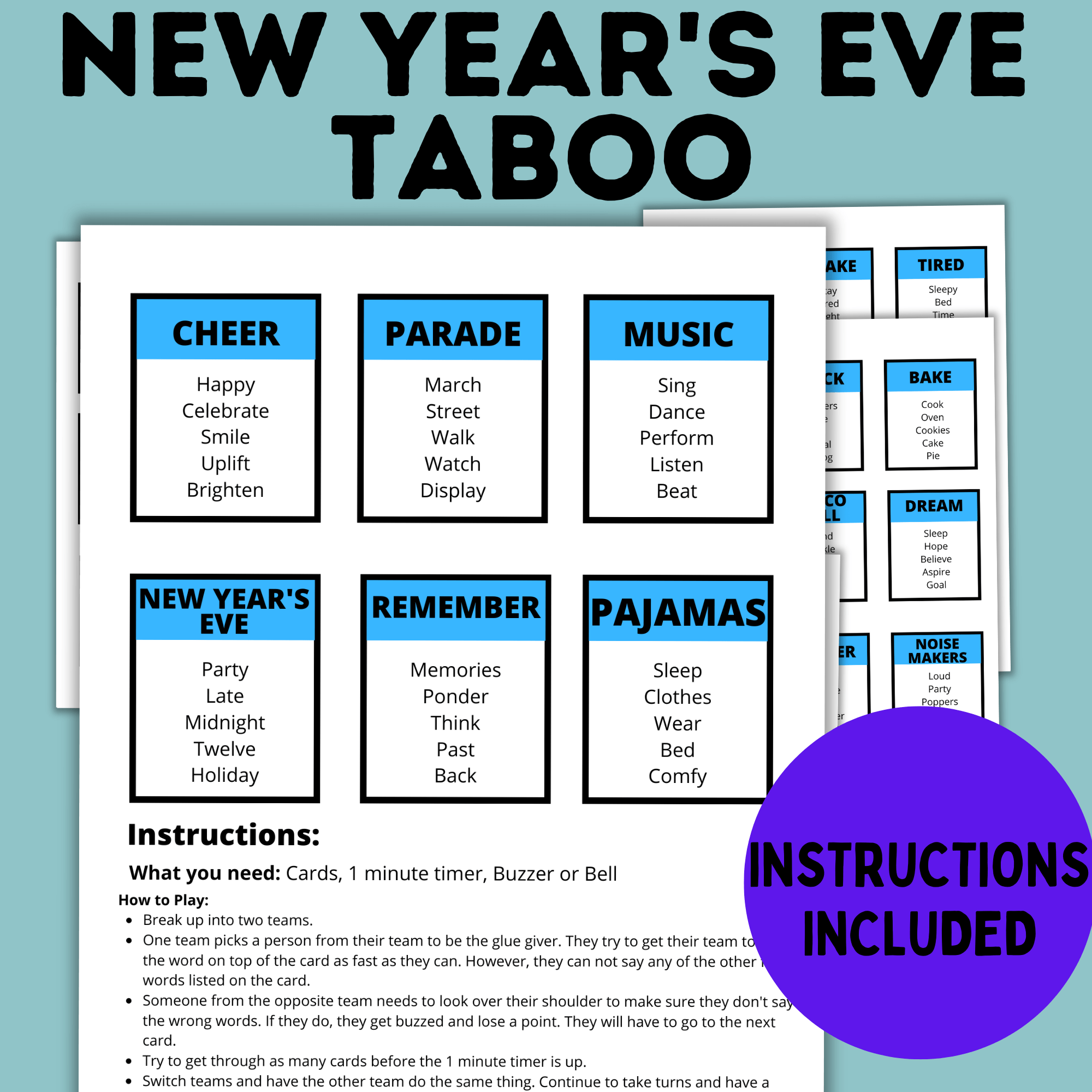 New Year's Eve Game for Kids | Classroom Game | Party Game | Family Game