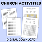 Sunday School Activity Fun Pack | Sunday School Printables | Church Activities