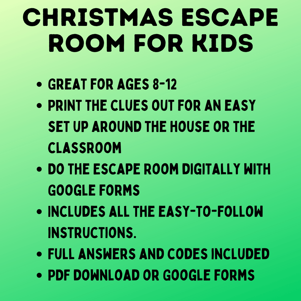 Christmas Game | Christmas Escape Room for Kids | Kids Games