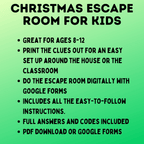 Christmas Game | Christmas Escape Room for Kids | Kids Games