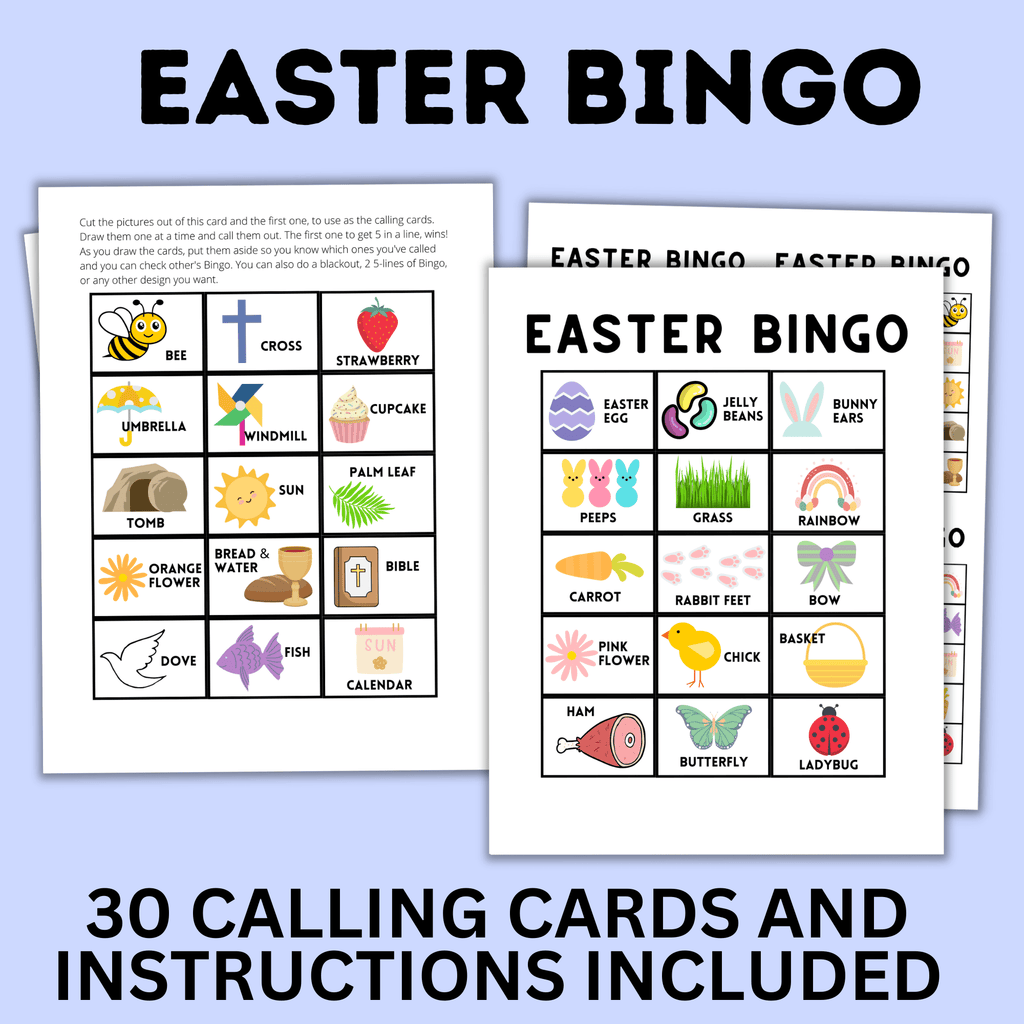 Easter Bingo | Easter Games | Easter Activity for Kids | Kids Bingo | Classroom Game | Kids Games