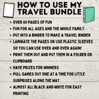 Ultimate Travel Bundle for Kids and Family | Travel Games | Travel Activities | Travel Printables | Family Travel | Kids Games