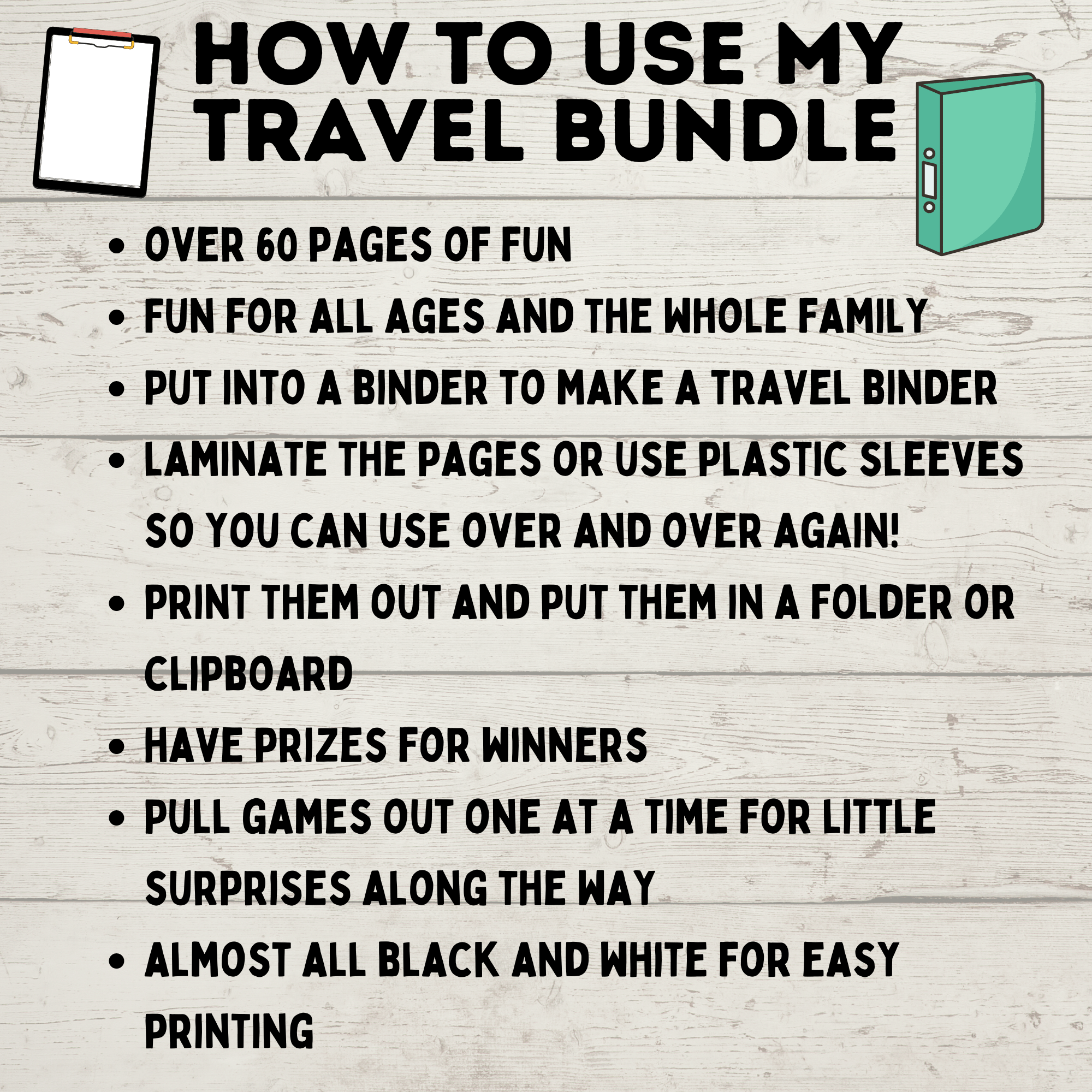 Ultimate Travel Bundle for Kids and Family | Travel Games | Travel Activities | Travel Printables | Family Travel | Kids Games