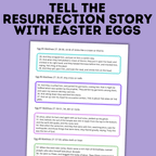 Easter Resurrection Eggs Template and Instructions | Easter Religious Eggs