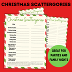 Christmas Scattergories | Christmas Game for Kids | Kids Games