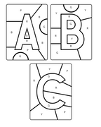 Alphabet Paint by Number (Letter)