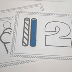 Play Doh Number and Shapes Placemats for Toddlers and Preschoolers