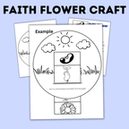 Faith Flower Craft for Kids | Sunday School Craft | Faith Craft