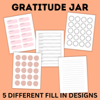Gratitude Jar for Kids | Thankful Jar | Gratitude Activities