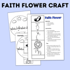 Faith Flower Craft for Kids | Sunday School Craft | Faith Craft