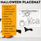 Halloween Activity Page for Toddlers and Kids