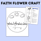 Faith Flower Craft for Kids | Sunday School Craft | Faith Craft