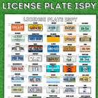 License Plate I Spy Game for Kids | Travel Games