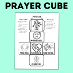 Prayer Printables for Kids | Prayer Prompts | Prayer Chart | Prayer Guide | Prayer Calendar | Prayer Activity | Sunday School Activity