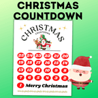 Christmas Countdown Calendar for Kids | Christmas Calendar