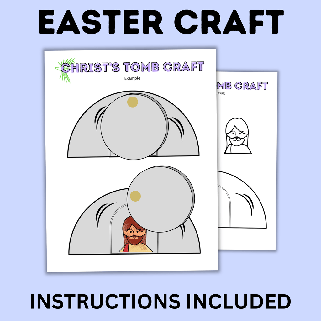Easter Craft Template | Kids Crafts | Resurrection Crafts