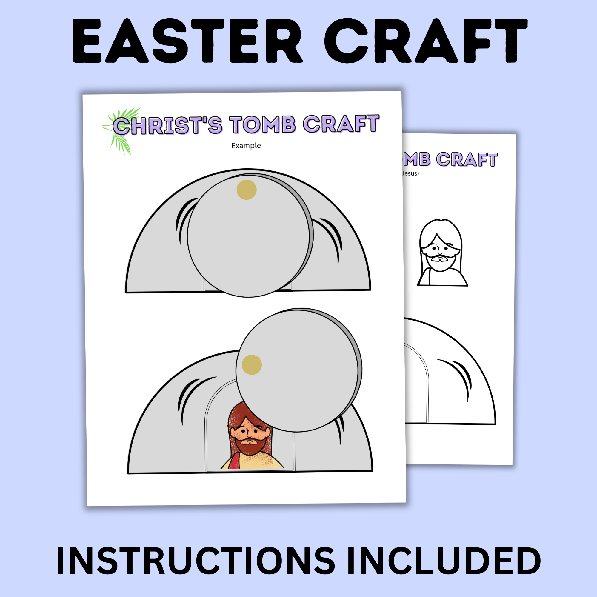 Easter Craft Template | Kids Crafts | Resurrection Crafts