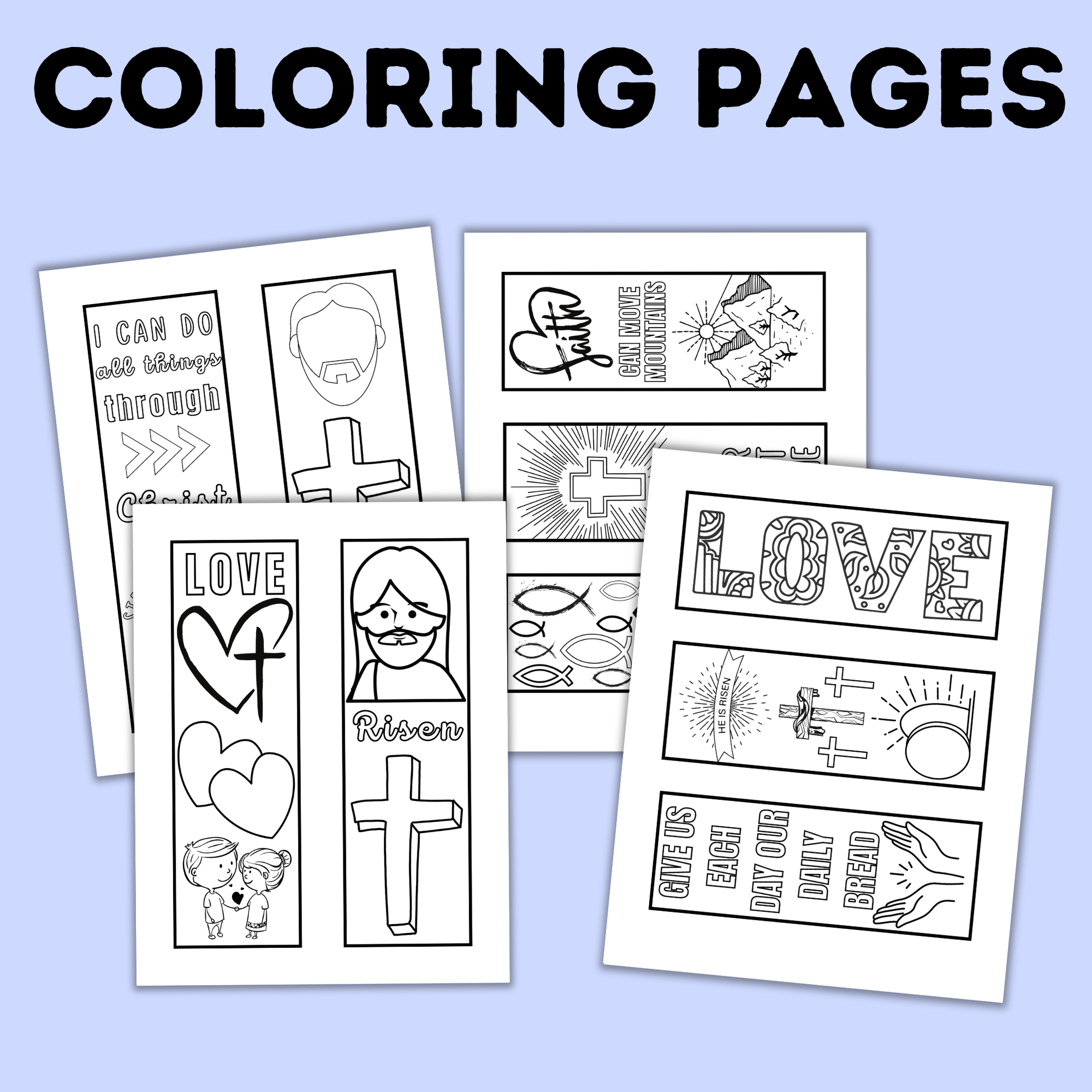 Sunday School Activity Fun Pack | Sunday School Printables | Church Activities