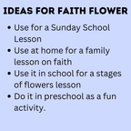 Faith Flower Craft for Kids | Sunday School Craft | Faith Craft