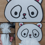 Panda Craft Template for kids