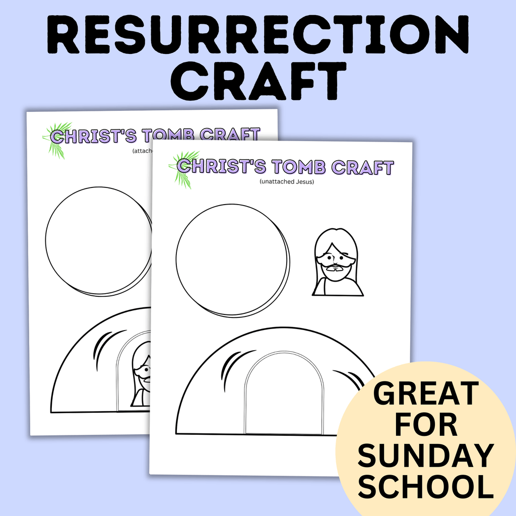 Easter Craft Template | Kids Crafts | Resurrection Crafts
