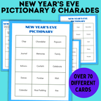 New Year's Eve 12-Hour Countdown Activity for Kids | NYE Games | Kids Games | NYE Printables