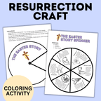 Easter Story Spinner Craft | Easter Craft | Kids Crafts | Toddler Craft