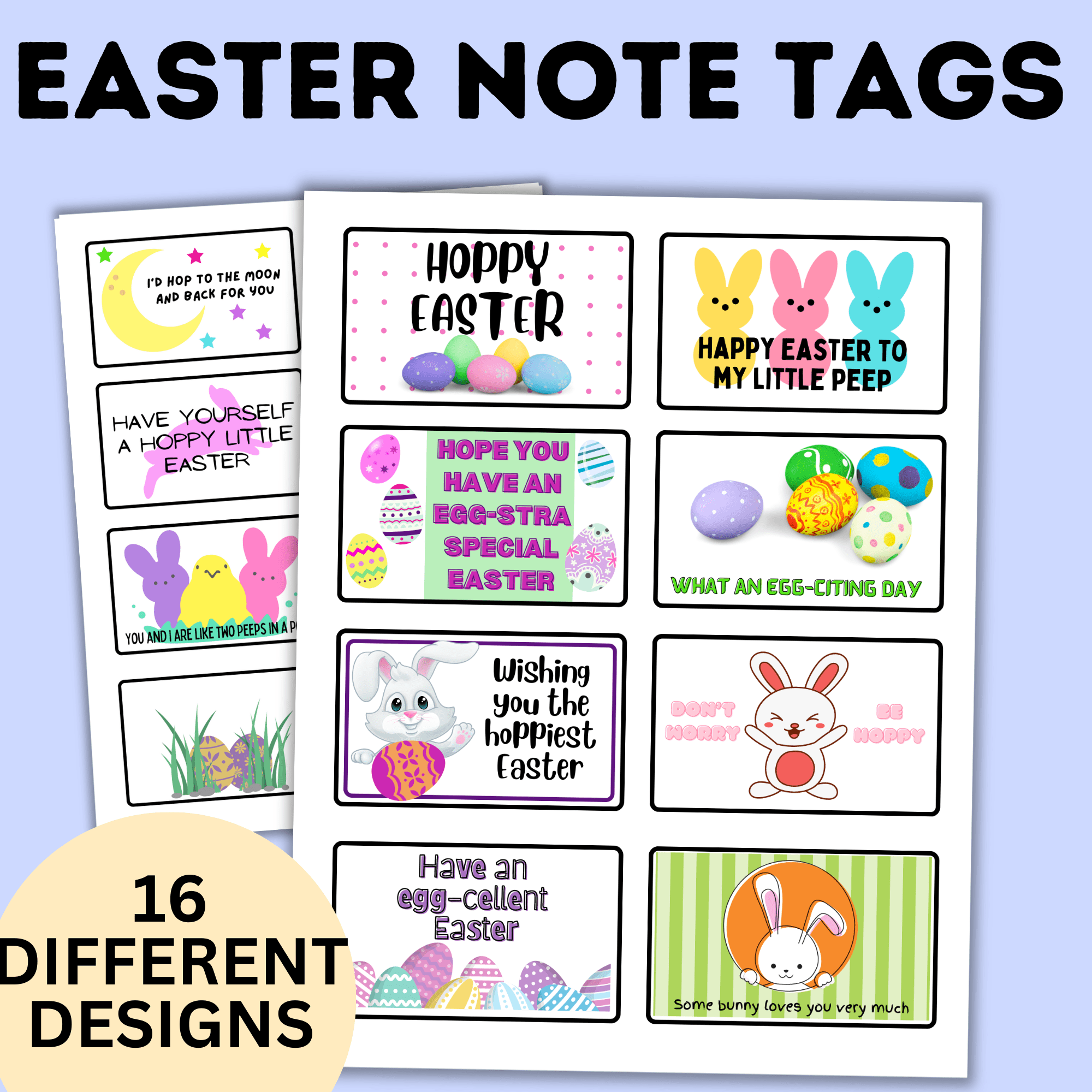 Easter Note Tags and Gift Tags