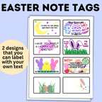 Easter Note Tags and Gift Tags