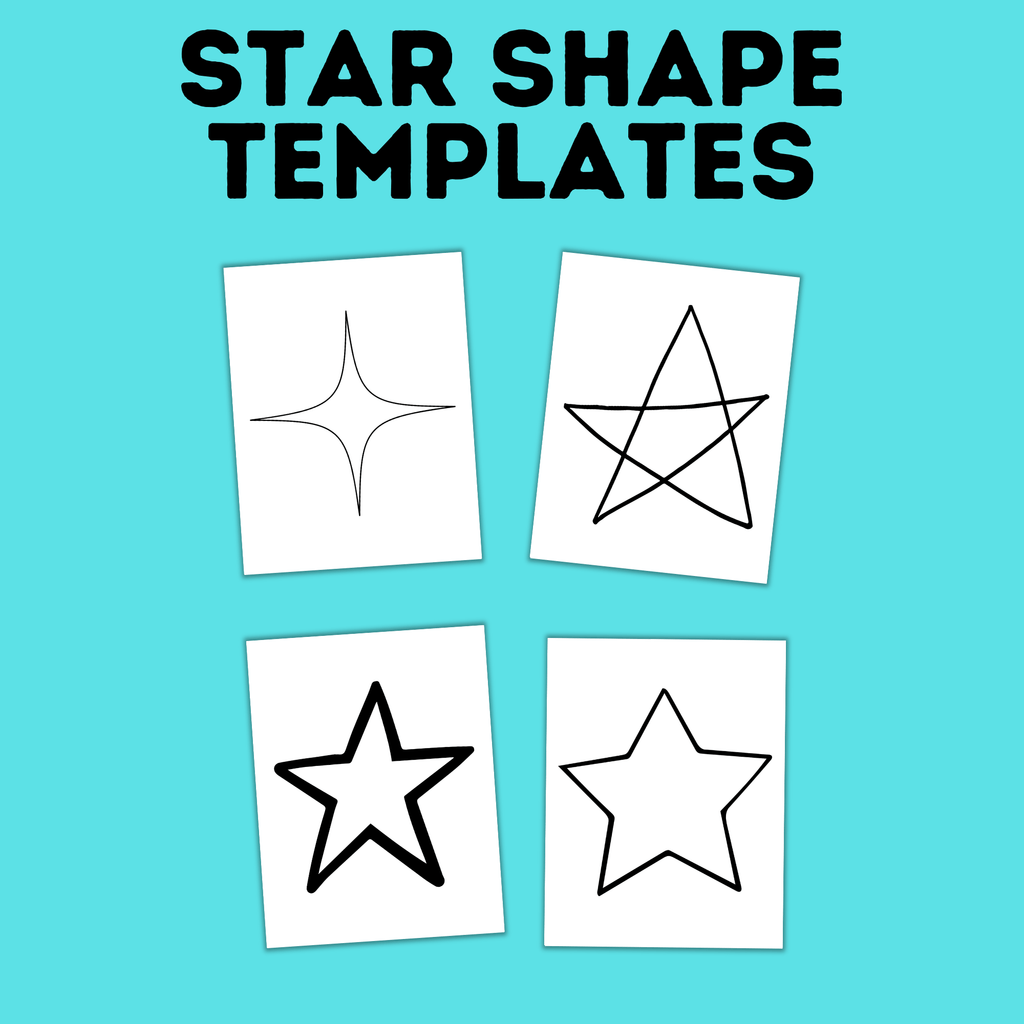 Star Shape Sample Star Shape Template for Crafts | Star Crafts | Star Shapes – Paper ...