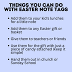 Easter Note Tags and Gift Tags