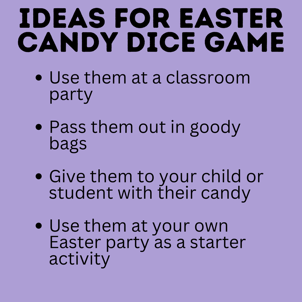 Easter Game | Easter Dice Game for Kids | Party Games