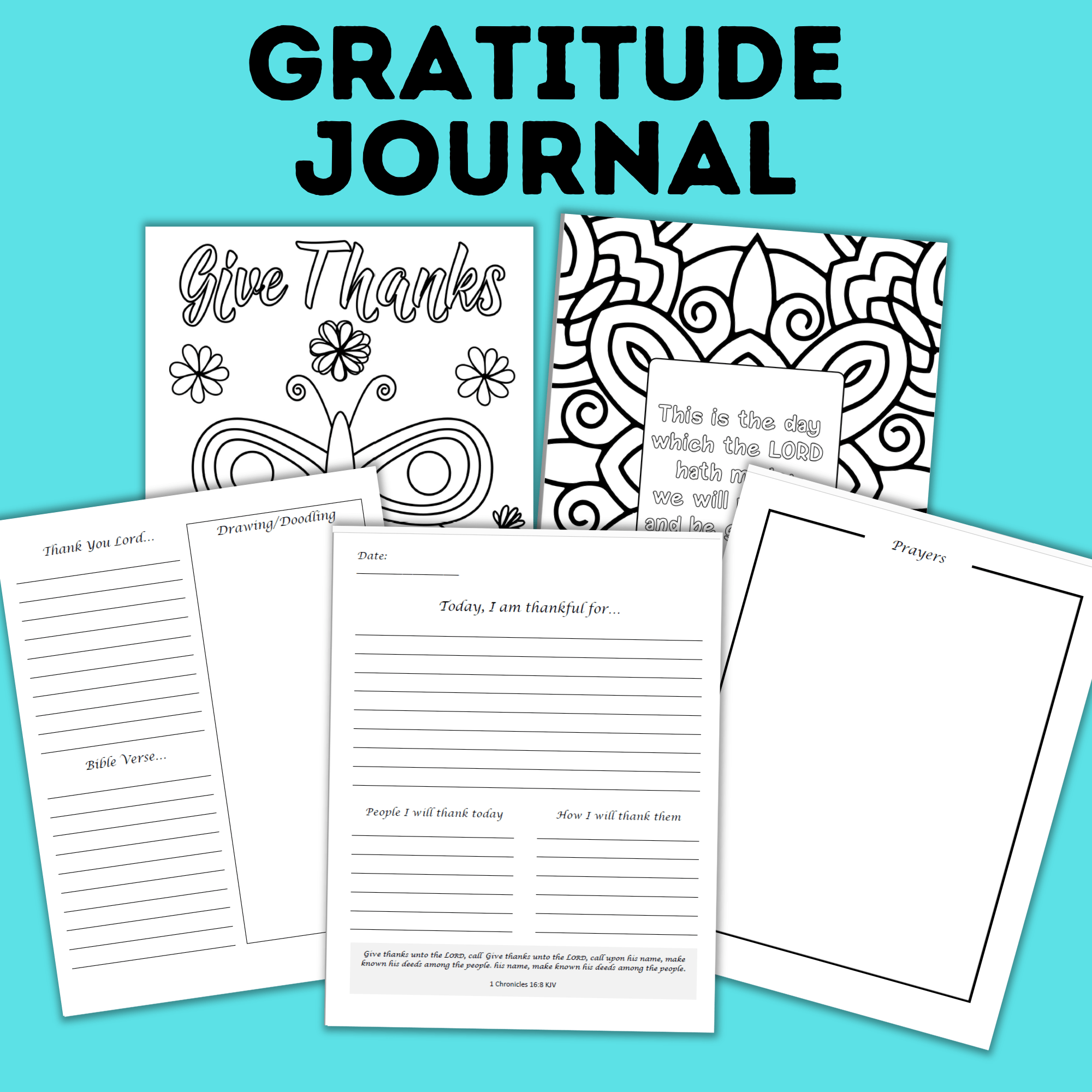 Gratitude Journal | Learn Gratitude | Grateful Journal