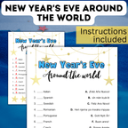 New Year's Eve Around the World for Kids | New Year's Eve Game