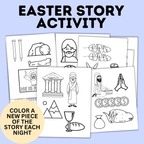 Easter Story Activity | Easter Crafts | Easter Lesson | Easter Advent Calendar