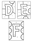 Alphabet Paint by Number (Letter)